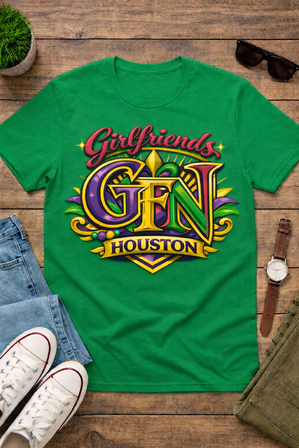 GFN HOUSTON Green Shirts